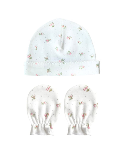 Set Gorro y Guantes Roses & Dots