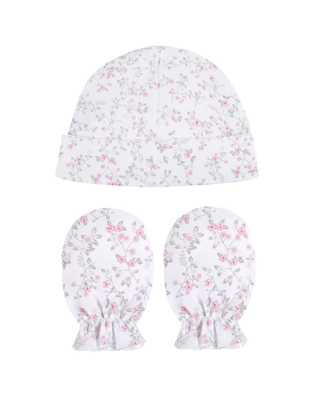 Set Gorro y Guantes Flores Silvestres