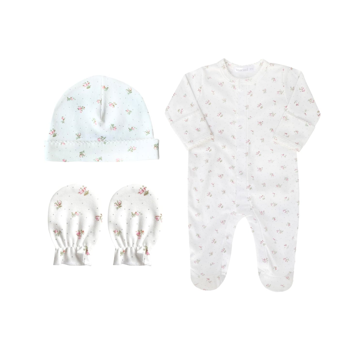 Kit Básico Enterito Roses & Dots