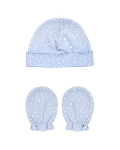 Set Gorro y Guantes Estellas Celestes