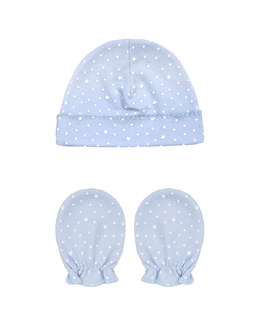 Set Gorro y Guantes Estellas Celestes