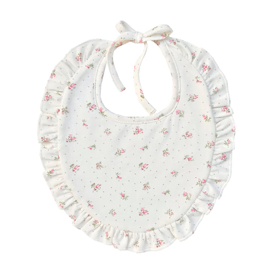 Babero Roses & Dots