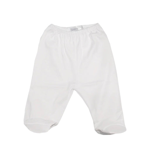 Pantalón con Pies Blanco